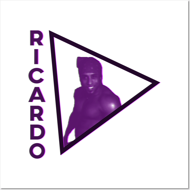 Ricardo Milos Aesthetic Purple Wall Art by giovanniiiii